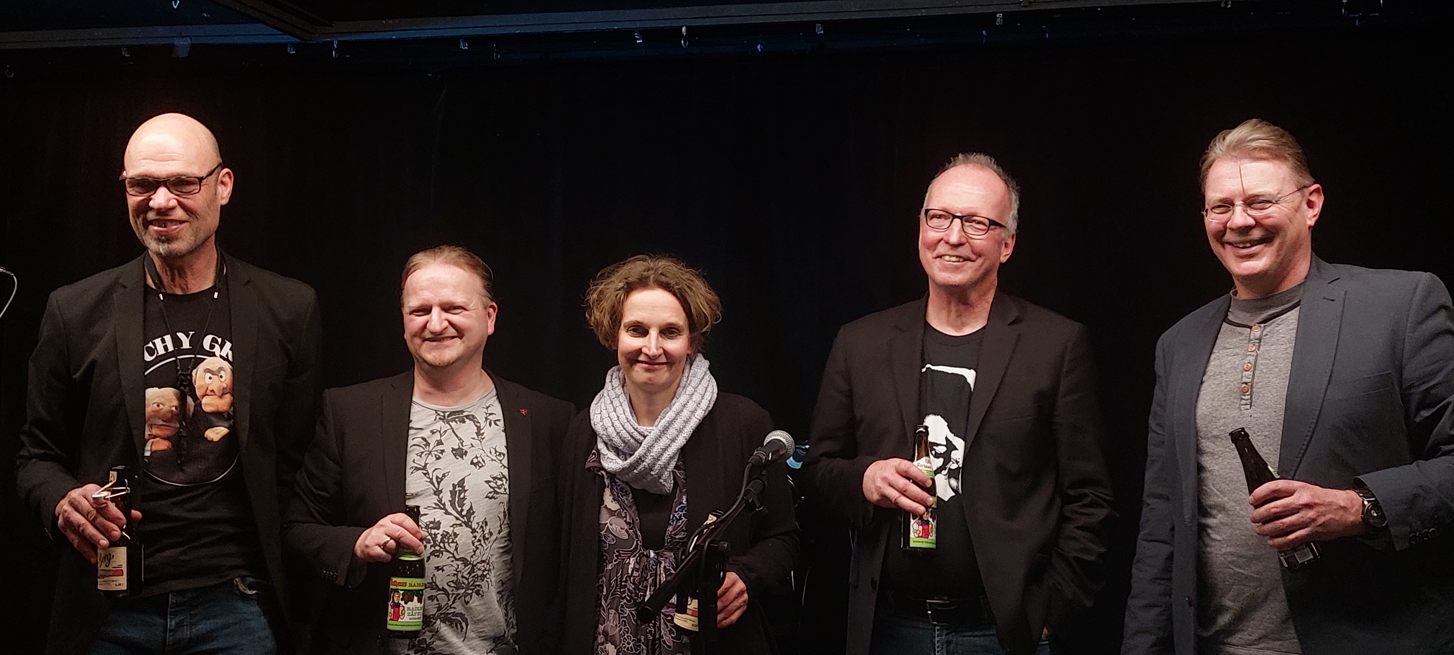 Gruppenfoto in der Theaterei Herrlingen